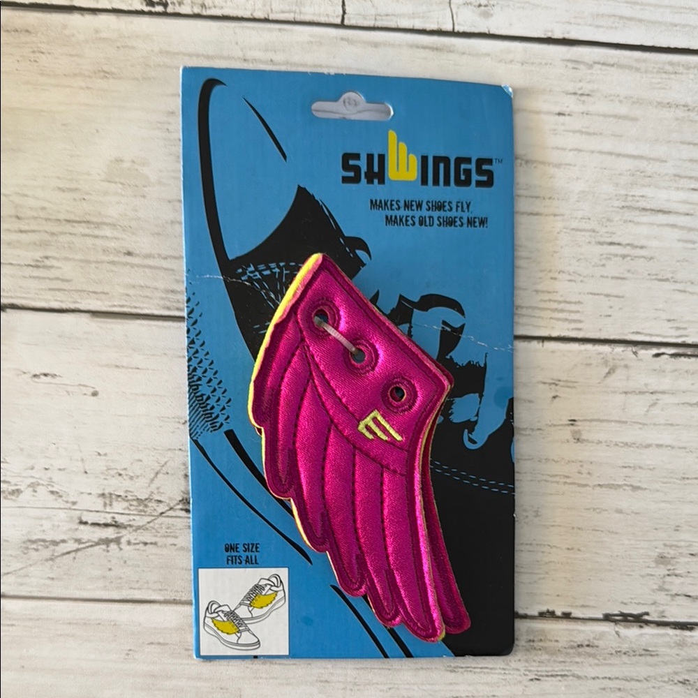 Shwings Pink Wing Shoe Accessories